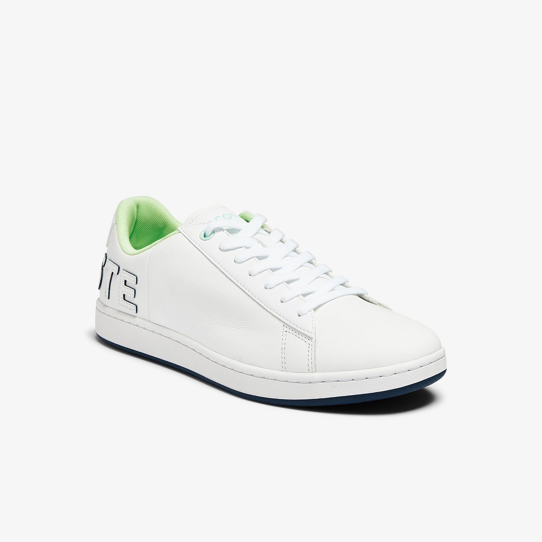 LACOSTE Carnaby Evo Leather And Citrus Accent