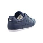Lacoste Chaymon Nappa Leather Men's Shoes Navy-White – Image 4