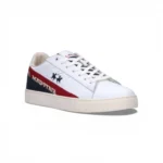 LA MARTINA Leather Sneakers - White/Red – Image 2