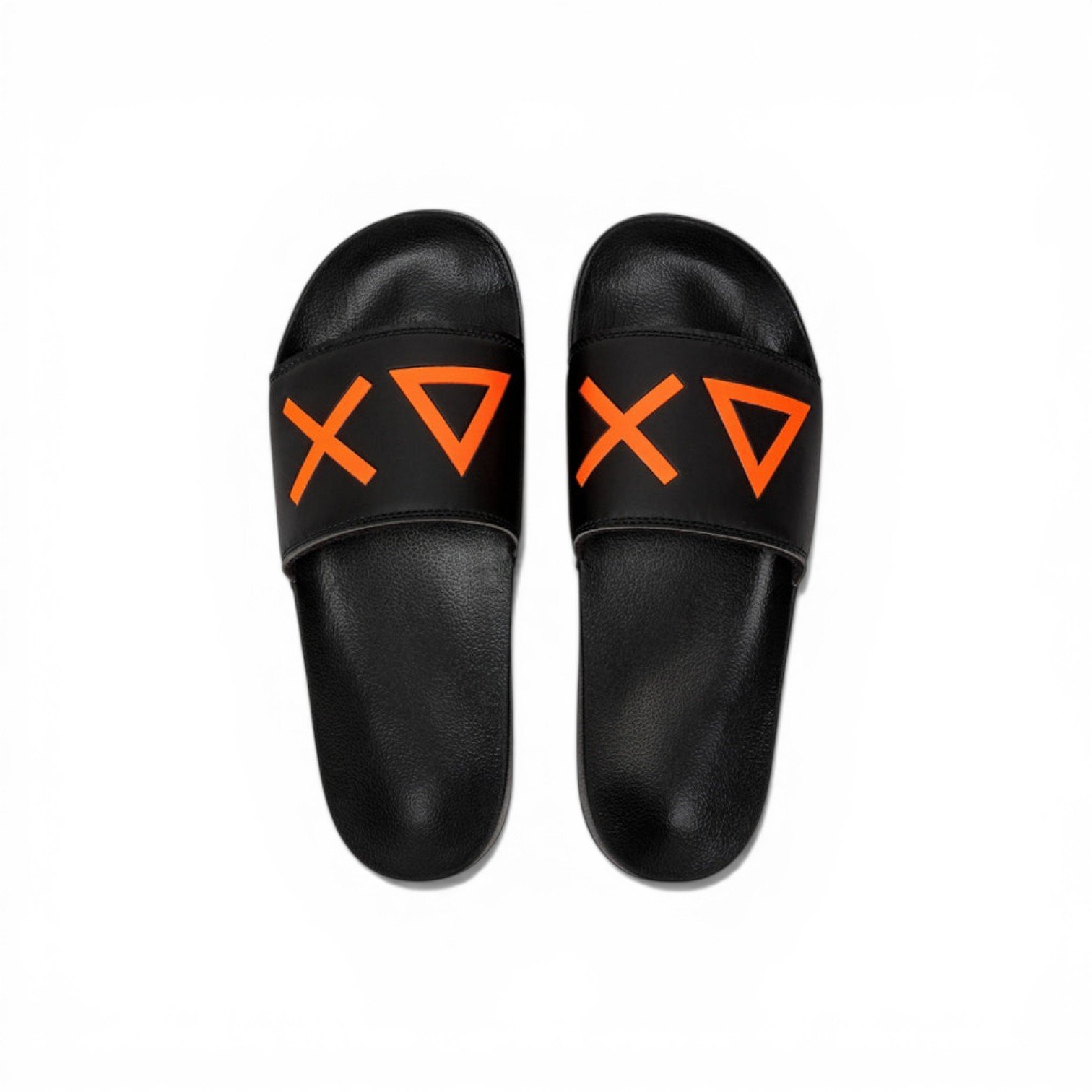 1 Sun68 Ciabatta Uomo Slippers Logo X34103 11 Black – Image 1
